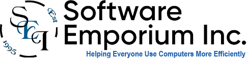 Software Emporium Inc. Helping Everyone Use Computers More Efficiently.